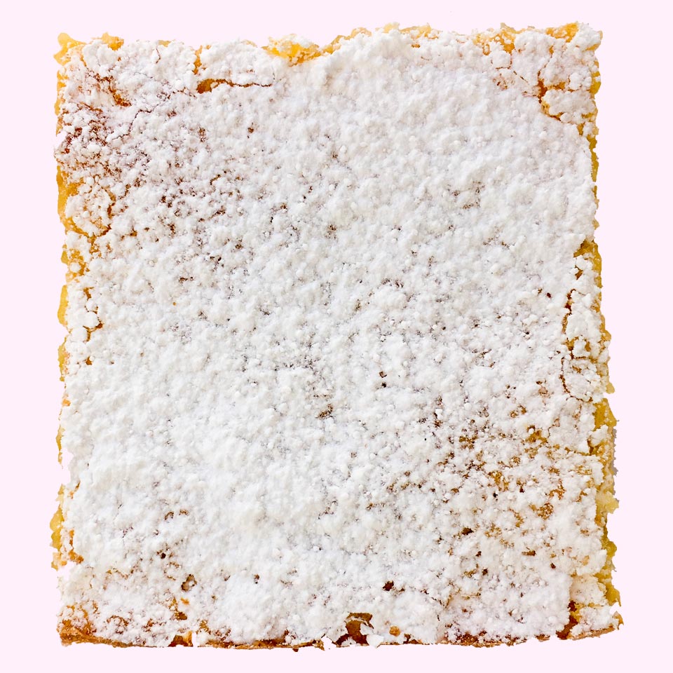 The Pink Yyeti Lemon Squares